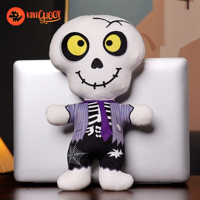 Halloween horror Gentleman Skeleton doll pillow