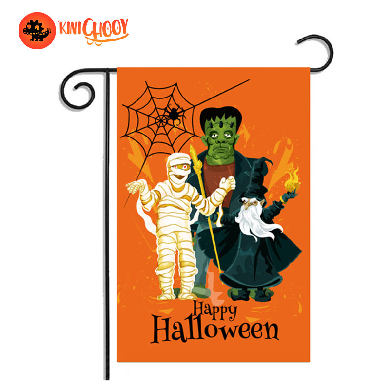 Halloween Garden Flag for Outside|3-Man Group