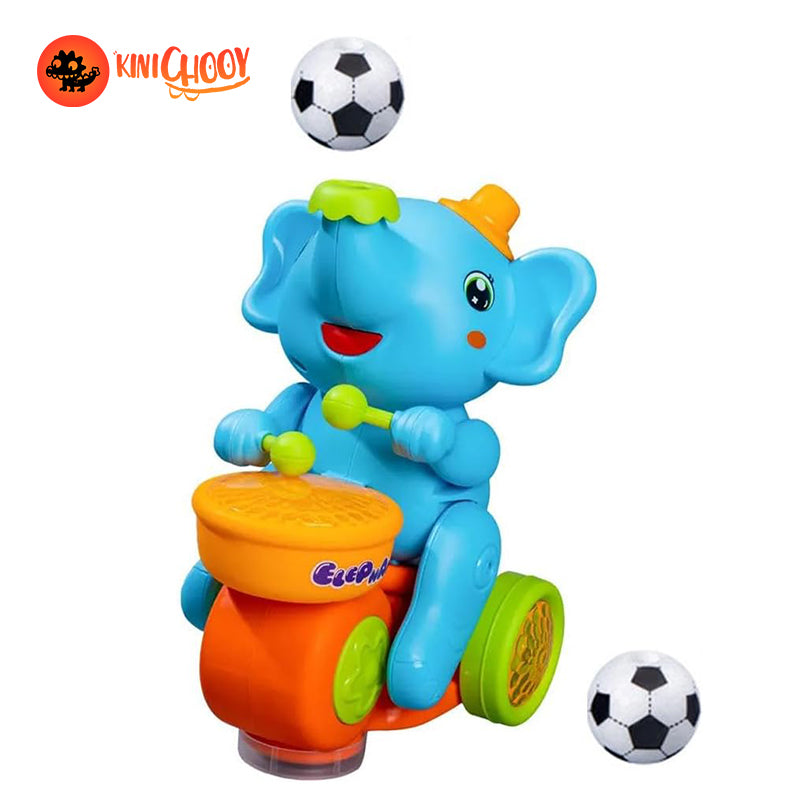 Musical Walking Elephant Drummer Toy