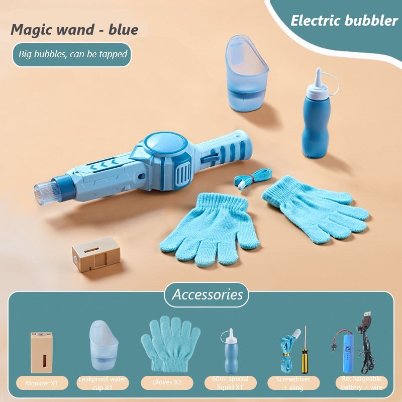 Smoke elastic bubble machine gun magic wand