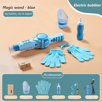 Smoke elastic bubble machine gun magic wand