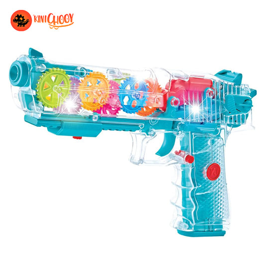 Light Up Gear Toy Gun for Kids