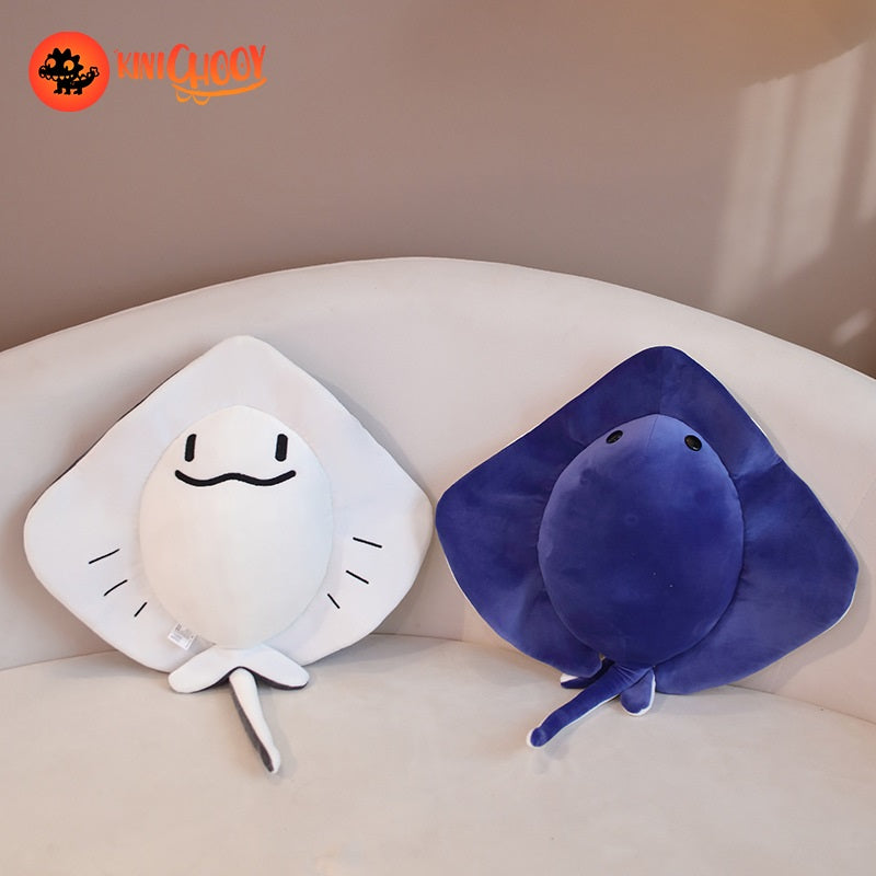 Cartoon Pillow Super Soft Plush Skate Fish