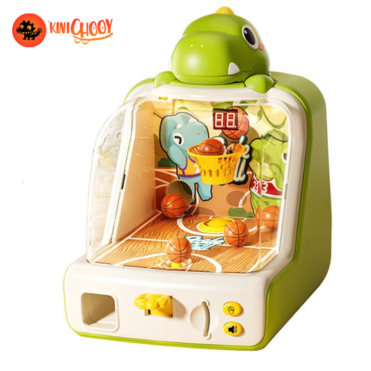 Cartoon basketball shooting machine