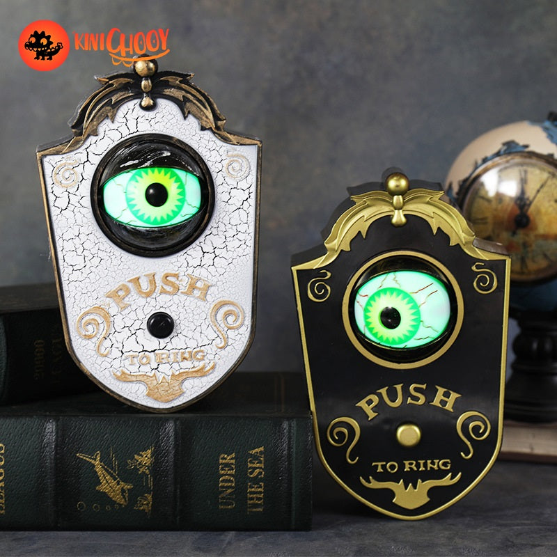 Halloween Haunted Doorbell Animated Eyeball