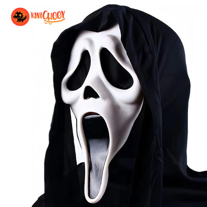 Halloween Screaming Ghost Face Mask