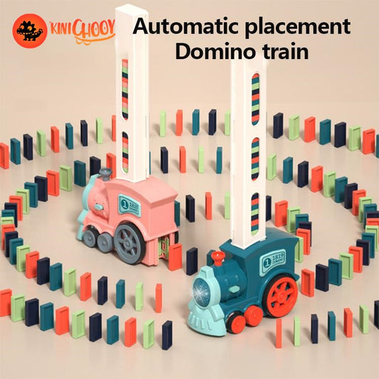 🔥Domino Train Set Creative Birthday Gift Toy