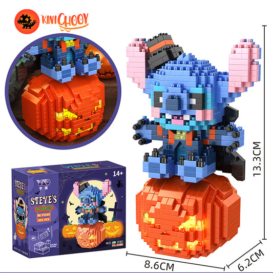 Halloween Cartoon Building Blocks