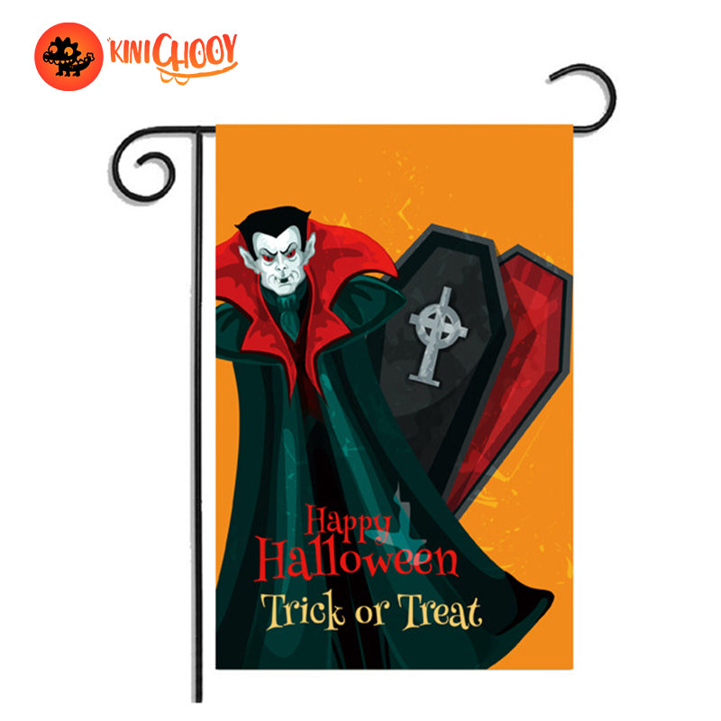 Happy Halloween Garden Flag for Outside|Dracula