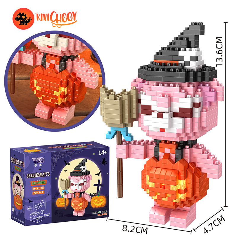 Halloween Cartoon Building Blocks