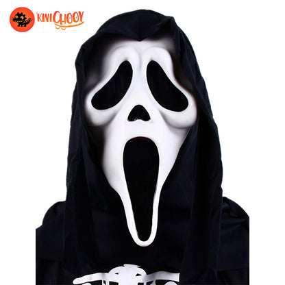 Halloween Screaming Ghost Face Mask