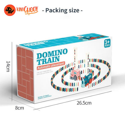 🔥Domino Train Set Creative Birthday Gift Toy