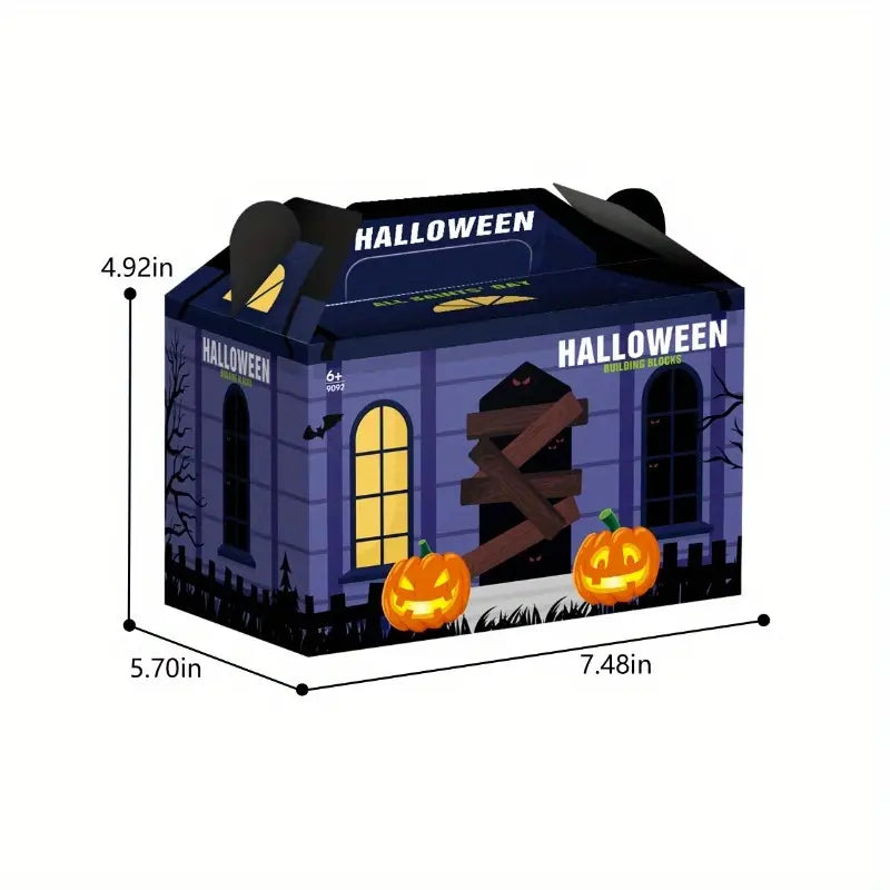 Halloween building blocks 6 in 1 train