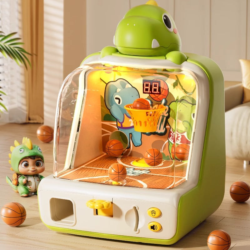 Cartoon basketball shooting machine