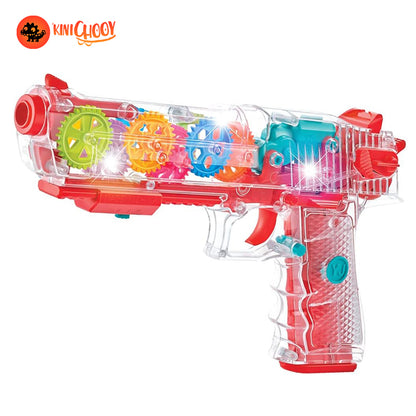 Light Up Gear Toy Gun for Kids