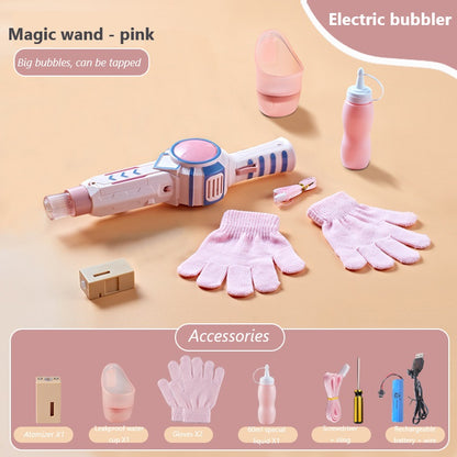 Smoke elastic bubble machine gun magic wand