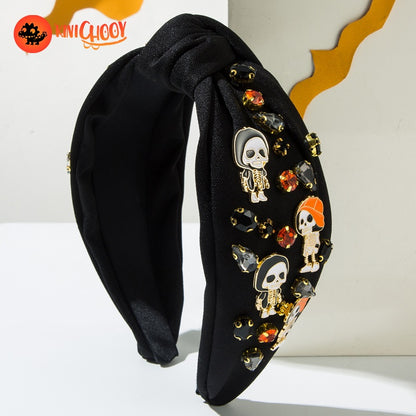 Halloween fabric diamond headband