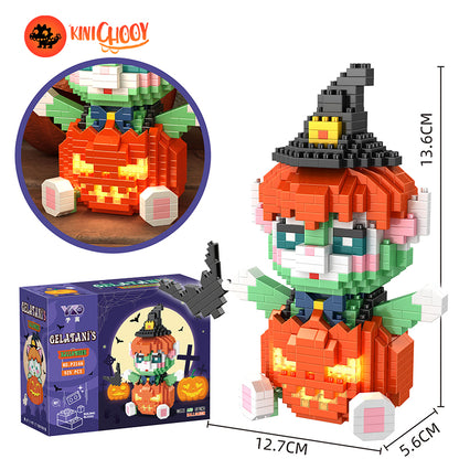 Halloween Cartoon Building Blocks