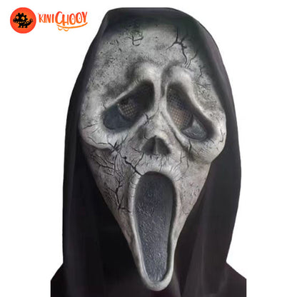 Halloween Screaming Ghost Face Mask