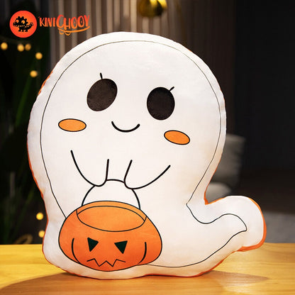 Halloween spooky theme elements soft pillow