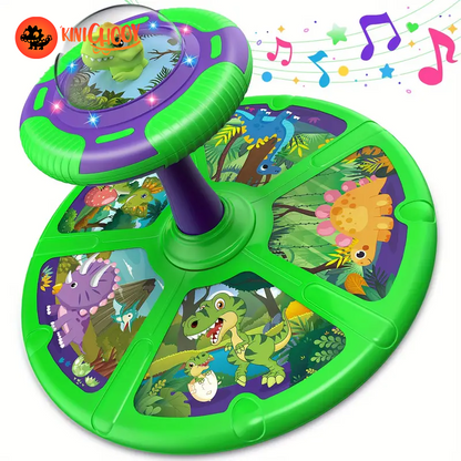 Dinosaur turntable toy set