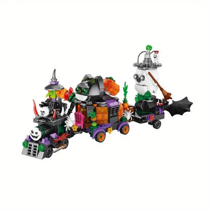 Halloween building blocks 6 in 1 train