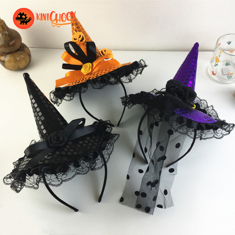 Halloween Witch Hat Headband