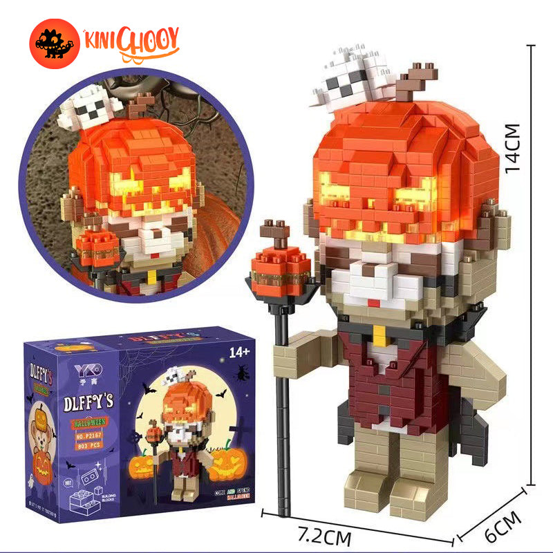 Halloween Cartoon Building Blocks