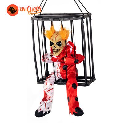 Scary Skull Cage Prisoner Decor