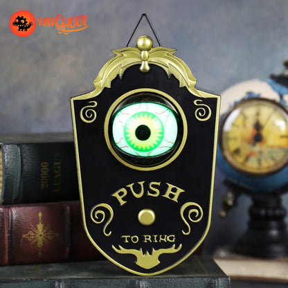 Halloween Haunted Doorbell Animated Eyeball