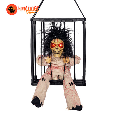 Scary Skull Cage Prisoner Decor