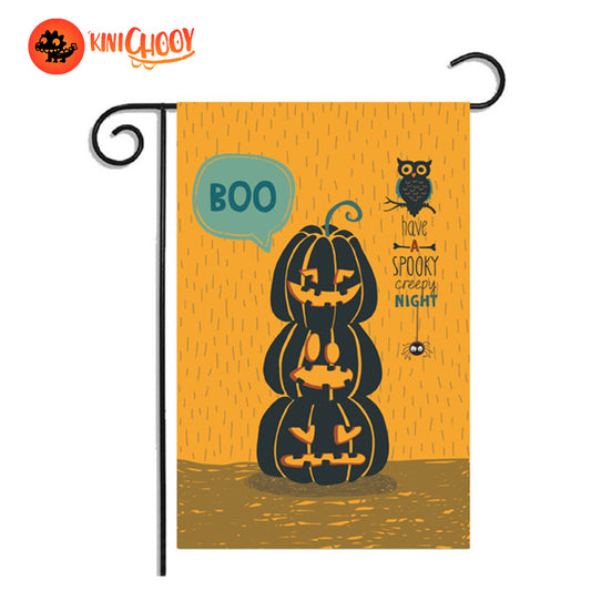 Halloween Garden Flag for Outside|3 Pumpkin