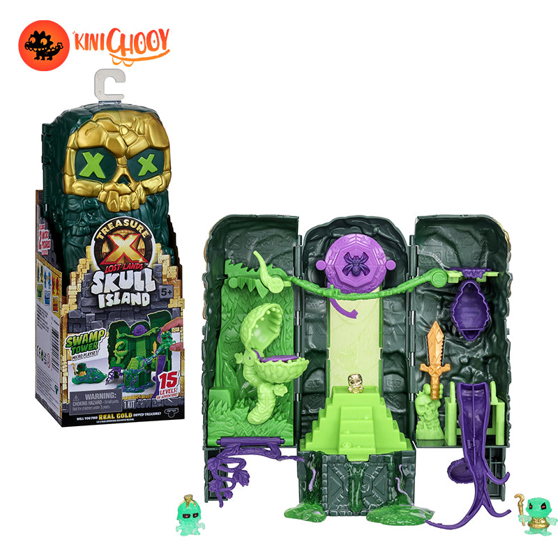 TREASURE X Skull Island Swamp Tower Micro Playset