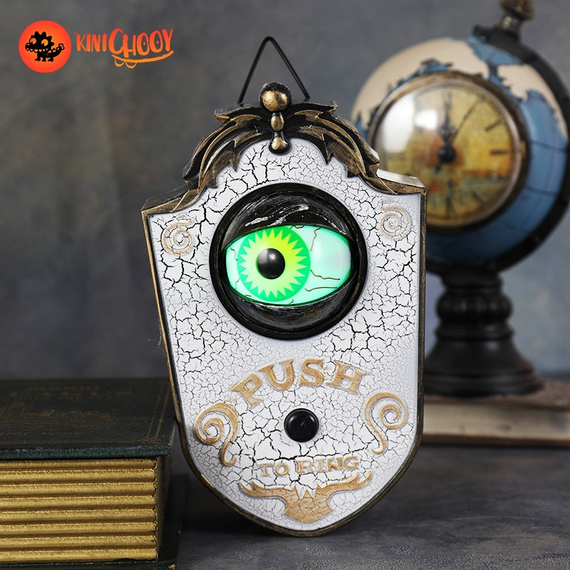 Halloween Haunted Doorbell Animated Eyeball