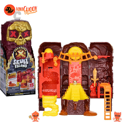 TREASURE X Skull Island Lava Tower Micro Playset