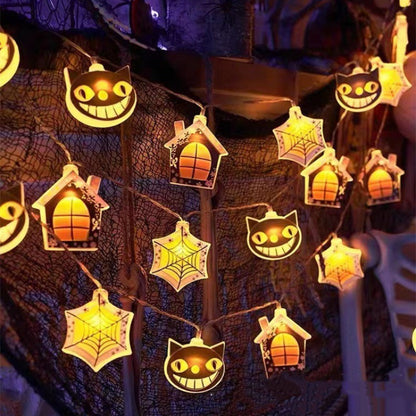 Halloween LED Light String Pumpkin Skull Ghost