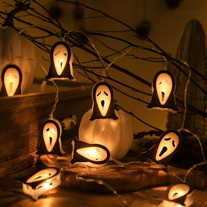 Halloween LED Light String Pumpkin Skull Ghost