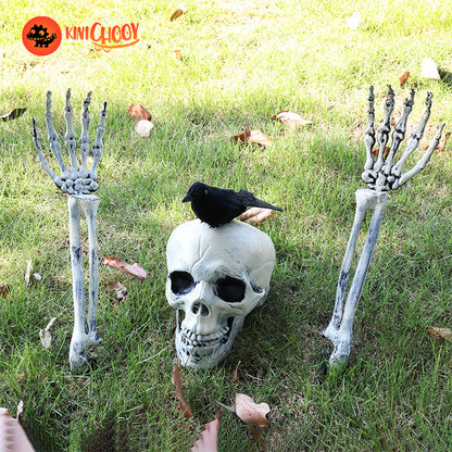 Halloween Decorations Outdoor Realistic Skeleton Arm Stakes