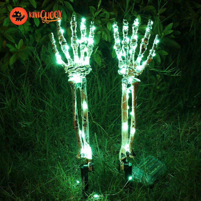 Halloween Decorations Outdoor Realistic Skeleton Arm Stakes