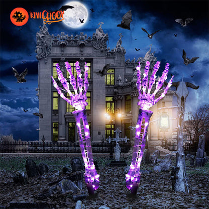 Halloween Decorations Outdoor Realistic Skeleton Arm Stakes