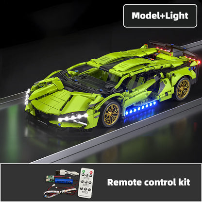 Remote Control Building Block Racing Car