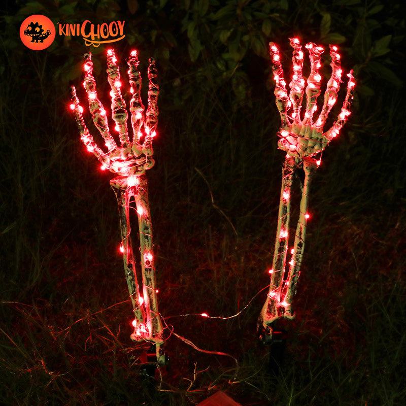 Halloween Decorations Outdoor Realistic Skeleton Arm Stakes