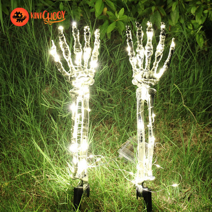 Halloween Decorations Outdoor Realistic Skeleton Arm Stakes