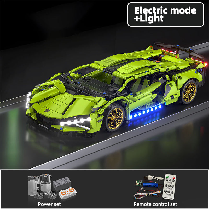 Remote Control Building Block Racing Car