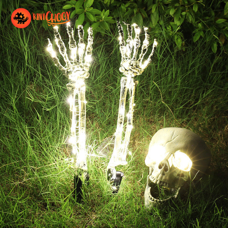 Halloween Decorations Outdoor Realistic Skeleton Arm Stakes