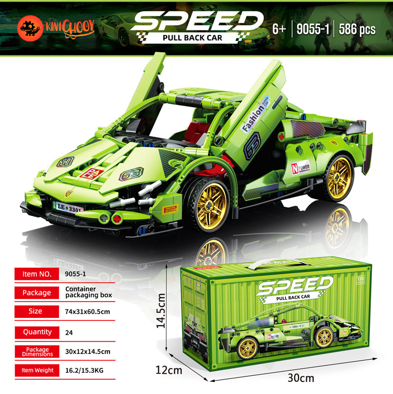 Remote Control Building Block Racing Car