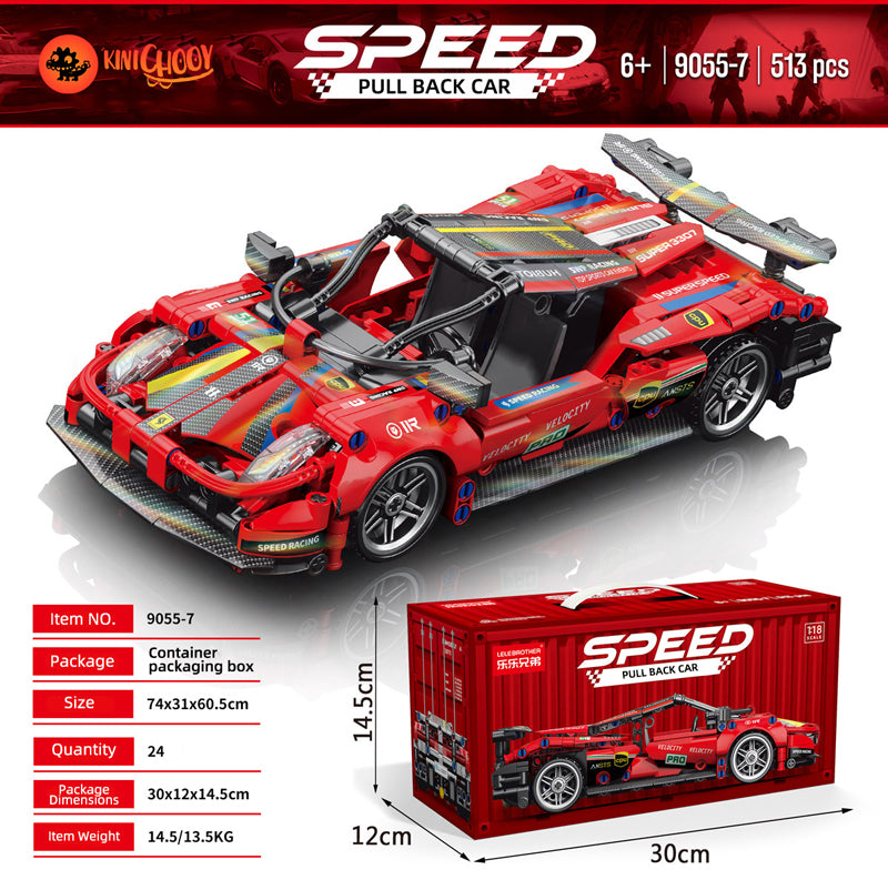 Remote Control Building Block Racing Car