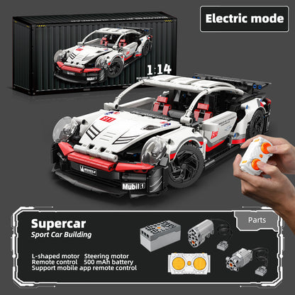 Remote Control Building Block Racing Car