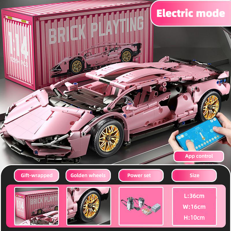 Remote Control Building Block Racing Car