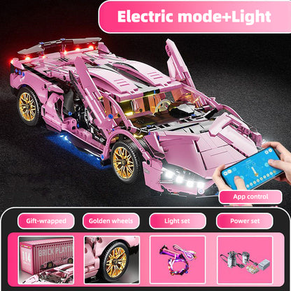 Remote Control Building Block Racing Car